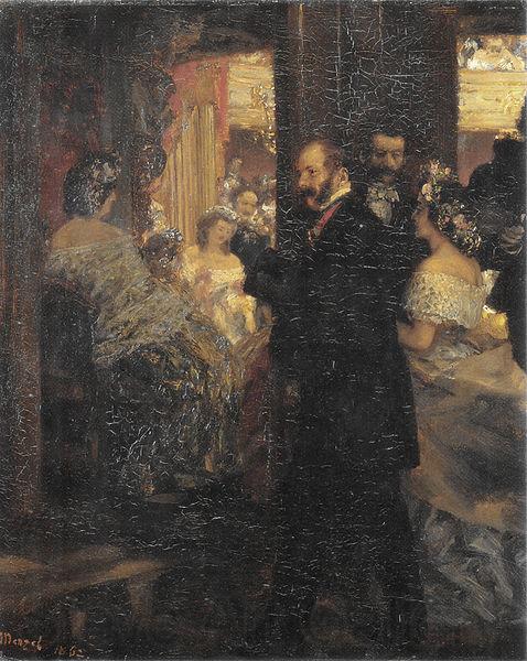 Adolph von Menzel Im Opernhaus